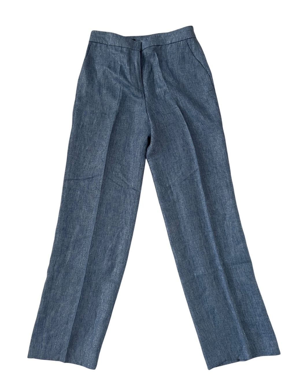 Zara Light Blue Denim Trousers - Picture 7 of 12